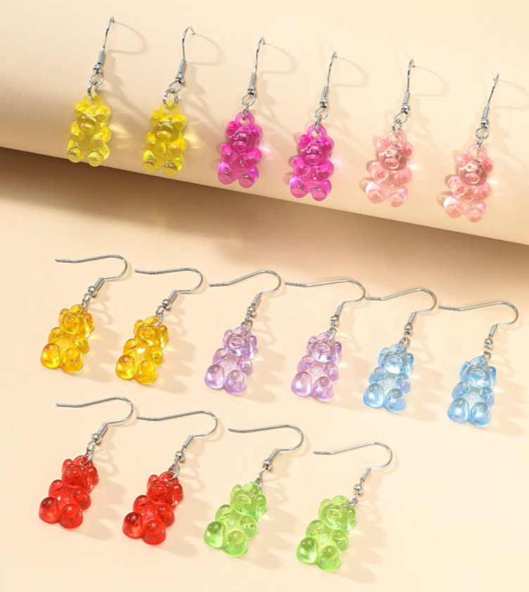 Gummy Bear Earrings