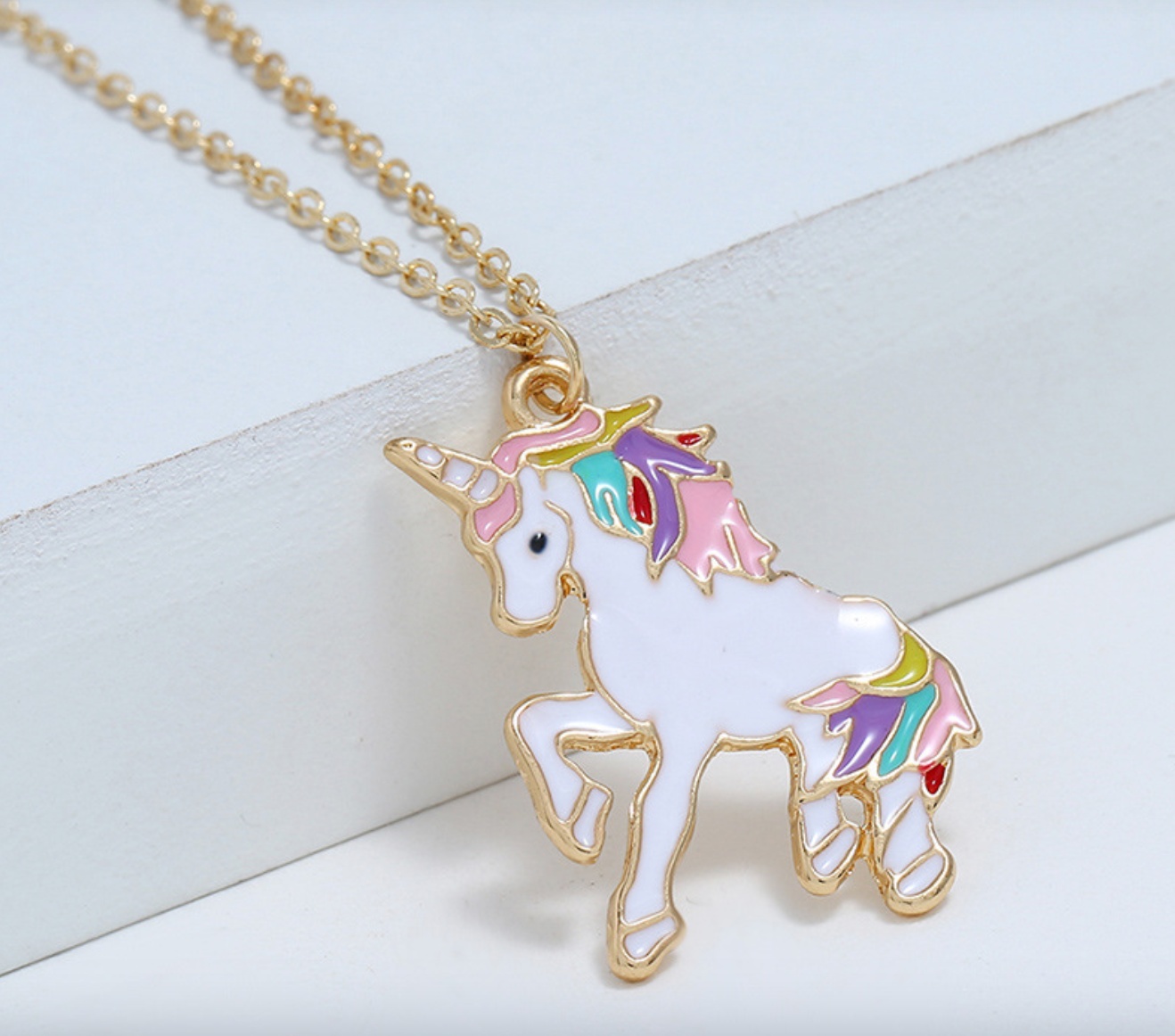 Dancing Unicorn Necklace