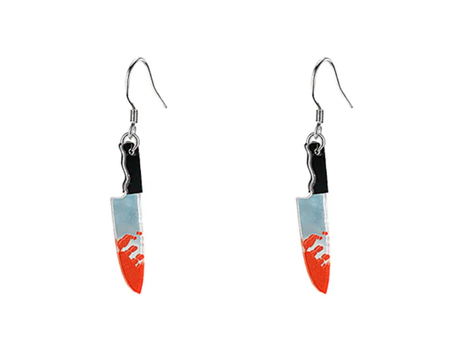 Scary Knife Earrings