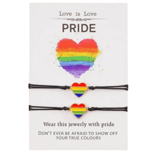Pride Heart Bracelet