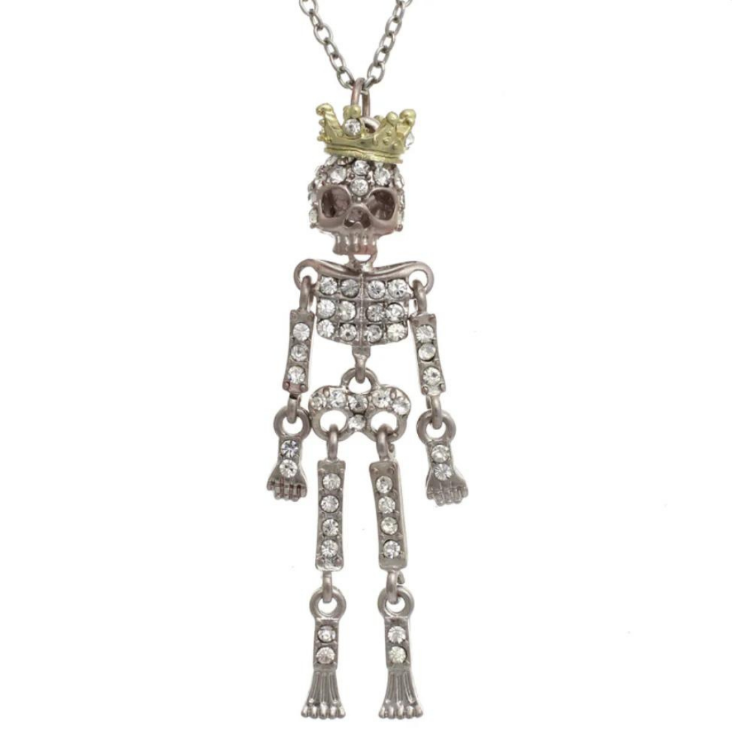 Skeleton Crown Necklace