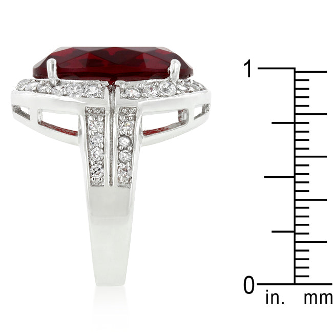 Ruby Red Cocktail Ring